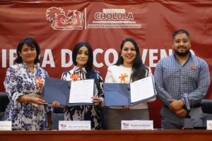 Signa Gobierno de Cholula convenio con la Comisión Estatal de Derechos Humanos
