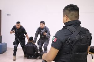 Capacitación especializada fortalece al Grupo Táctico de San Pedro Cholula