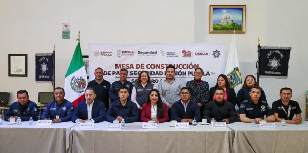 Mesa de Paz en San Pedro Cholula consolida estrategias de seguridad y fortalece el trabajo interinstitucional