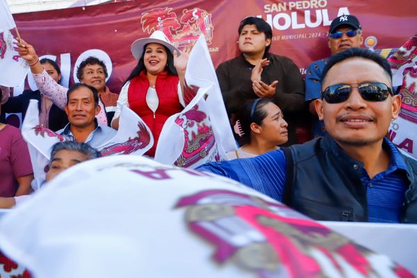&quot;Trabajamos sin descanso por la transformación de Cholula&quot;: Tonantzin Fernández