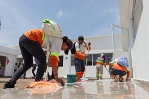 Realiza Gobierno de Tonantzin Fernández faena comunitaria en la Guardería DIF de Xixitla