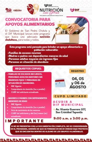 Amplía Gobierno de Tonantzin Fernández periodo de registro para apoyos alimentarios