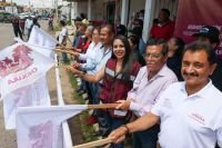 Rehabilita Gobierno de Tonantzin Fernández más vialidades en San Pedro Cholula