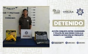 Acción ciudadana y respuesta policial permiten detención de presunto ladrón en Manantiales