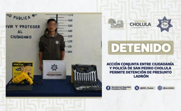 Acción ciudadana y respuesta policial permiten detención de presunto ladrón en Manantiales