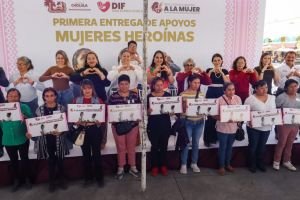 Tonantzin Fernández impulsa el programa “Mujeres Heroínas” en San Pedro Cholula