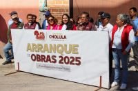 Rehabilita Tonantzin Fernández vialidades olvidadas de San Pedro Cholula