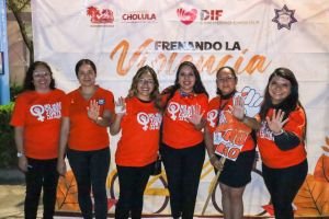 Tonantzin Fernández impulsa la Rodada por la Libertad: ¡En Cholula, la violencia se frena!