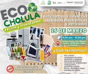 INVITA SOSAPACH A LA SEGUNDA EDICIÓN DE ECOCHOLULA