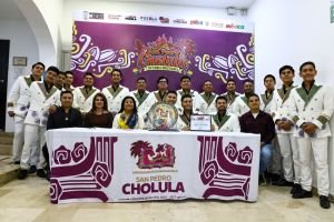 Banda Tierra Mojada pone ritmo carnavalero a la Gran Feria de Cholula