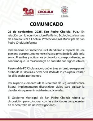 COMUNICADO