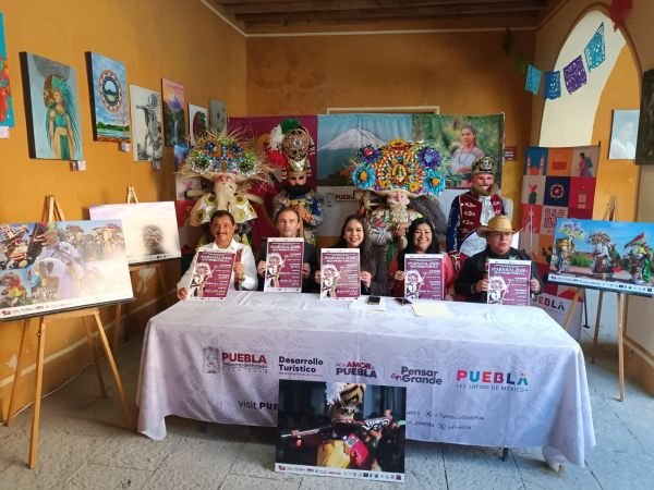 Promueve Tonantzin Fernández el Carnaval de San Pedro Cholula a nivel estatal