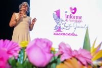 Rinde Lupita Fernández su primer informe de labores al frente del DIF Municipal de San Pedro Cholula