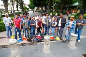Tonantzin Fernández fortalece acciones de limpieza con el programa “Cholula Te Quiero Limpia”