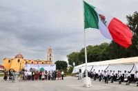 Encabeza Tonantzin Fernández ceremonias cívica y prehispánica conmemorativas de los 507 años de la Matanza de Cholula