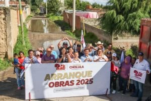 Gobierno de Tonantzin Fernández continúa rehabilitando vialidades en todo San Pedro Cholula