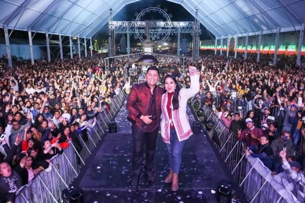 Sonido Famoso llena de ambiente sonidero la Gran Feria de Cholula
