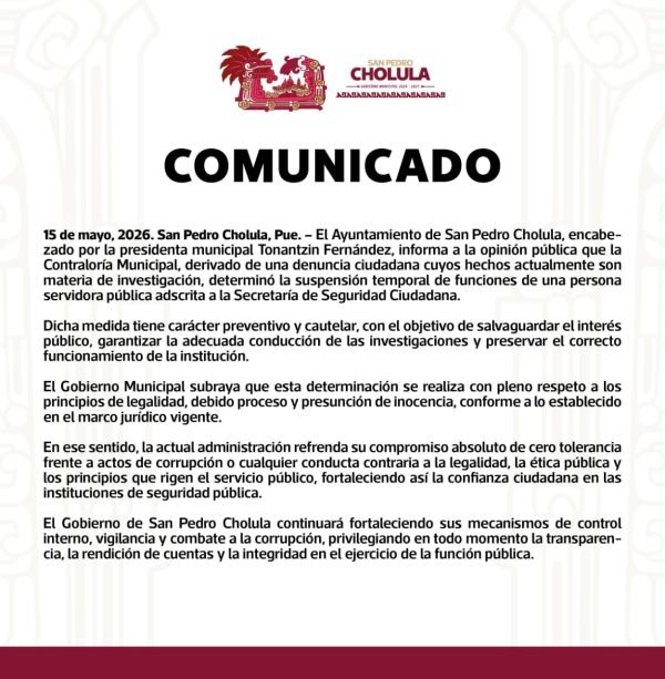 COMUNICADO