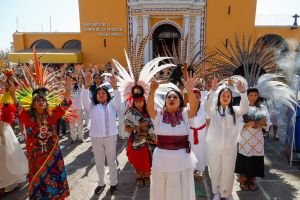 Tradición, arte y cultura en el arranque del Equinoccio Xopanilhuitl 2025 en San Pedro Cholula