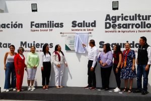 Alejandro Armenta y Tonantzin Fernández inauguran la Casa Carmen Serdán en San Pedro Cholula