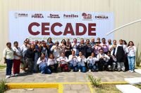 Con respaldo de Alejandro Armenta y Ceci Arellano, Tonantzin Fernández equipa centros educativos en San Pedro Cholula