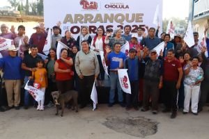 Gobierno de Cholula arranca obras en la junta auxiliar con más rezago