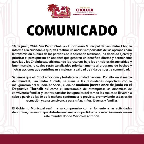 COMUNICADO