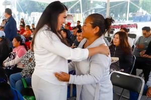 Tonantzin Fernández reafirma su compromiso con Cholula en la 6ª Jornada de Atención
