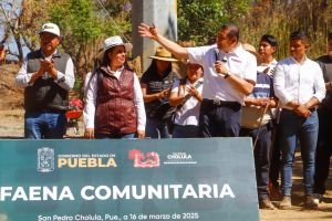 Gobierno de Cholula se suma a las Faenas Comunitarias de Alejandro Armenta