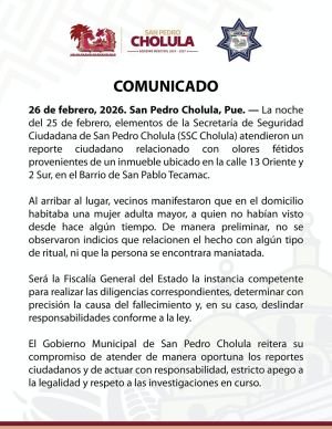 COMUNICADO